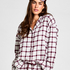 Pyjama Set with Eyemask, White