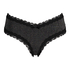 V-Shaped Microfibre Brazilian, Black