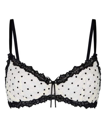 Non-Padded Underwired Bra Dolly, White