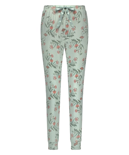 Jersey Pyjama Pants, Green