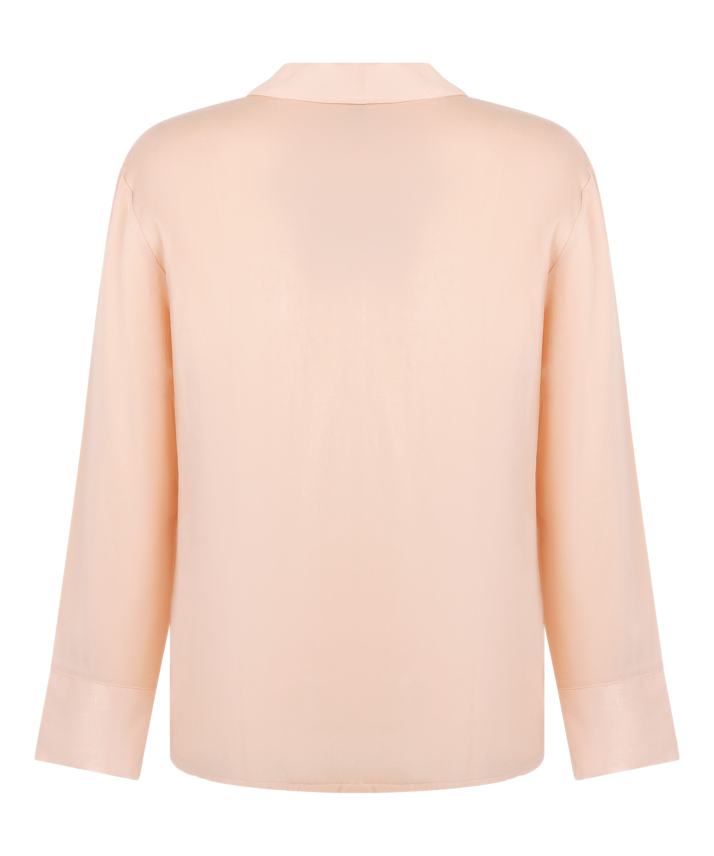 Ayla Satin Long-Sleeved Jacket, Orange, main