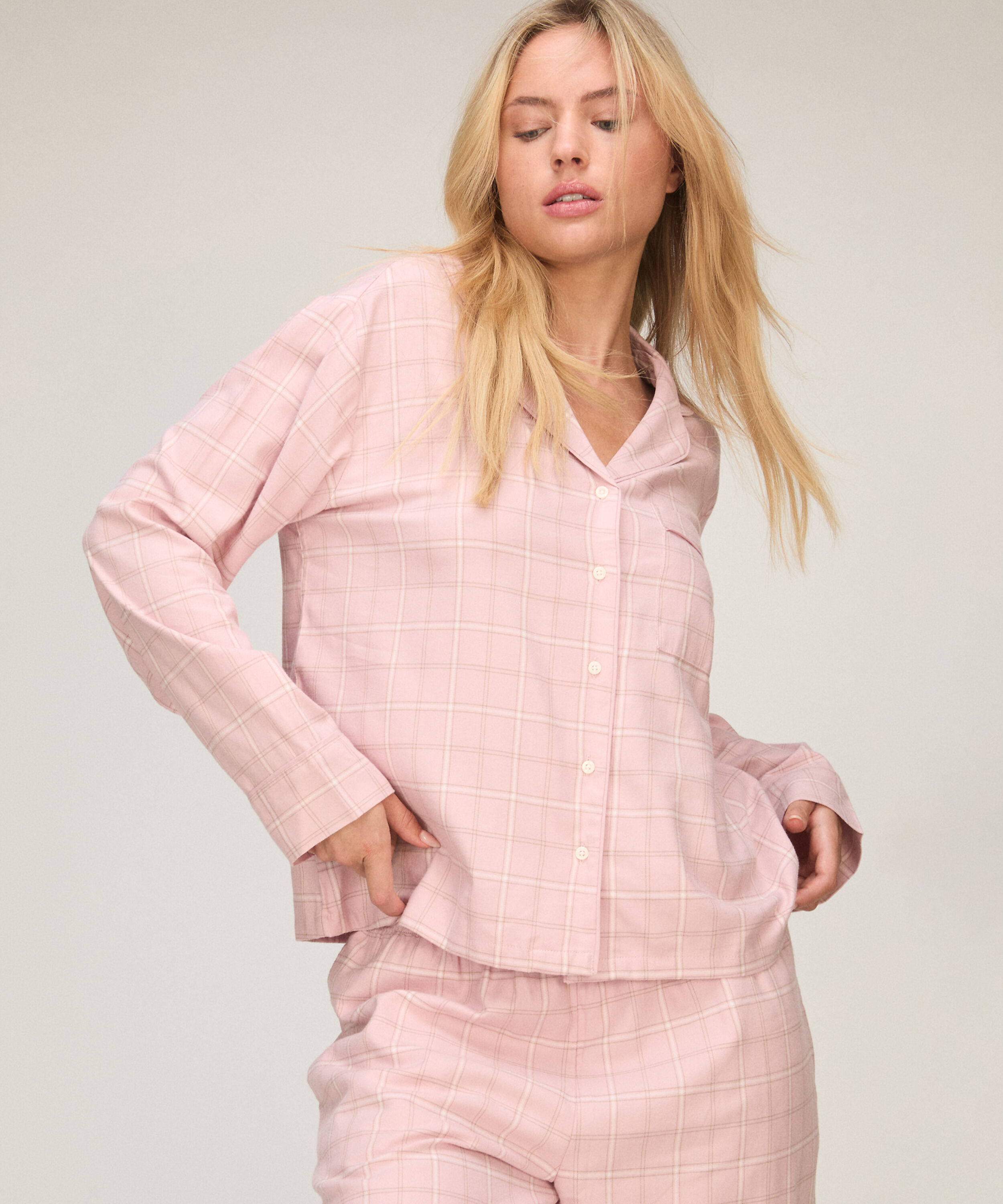 Jacket Longsleeve Woven, Pink