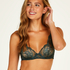 Reeva Non-Padded Underwired Bra, Green