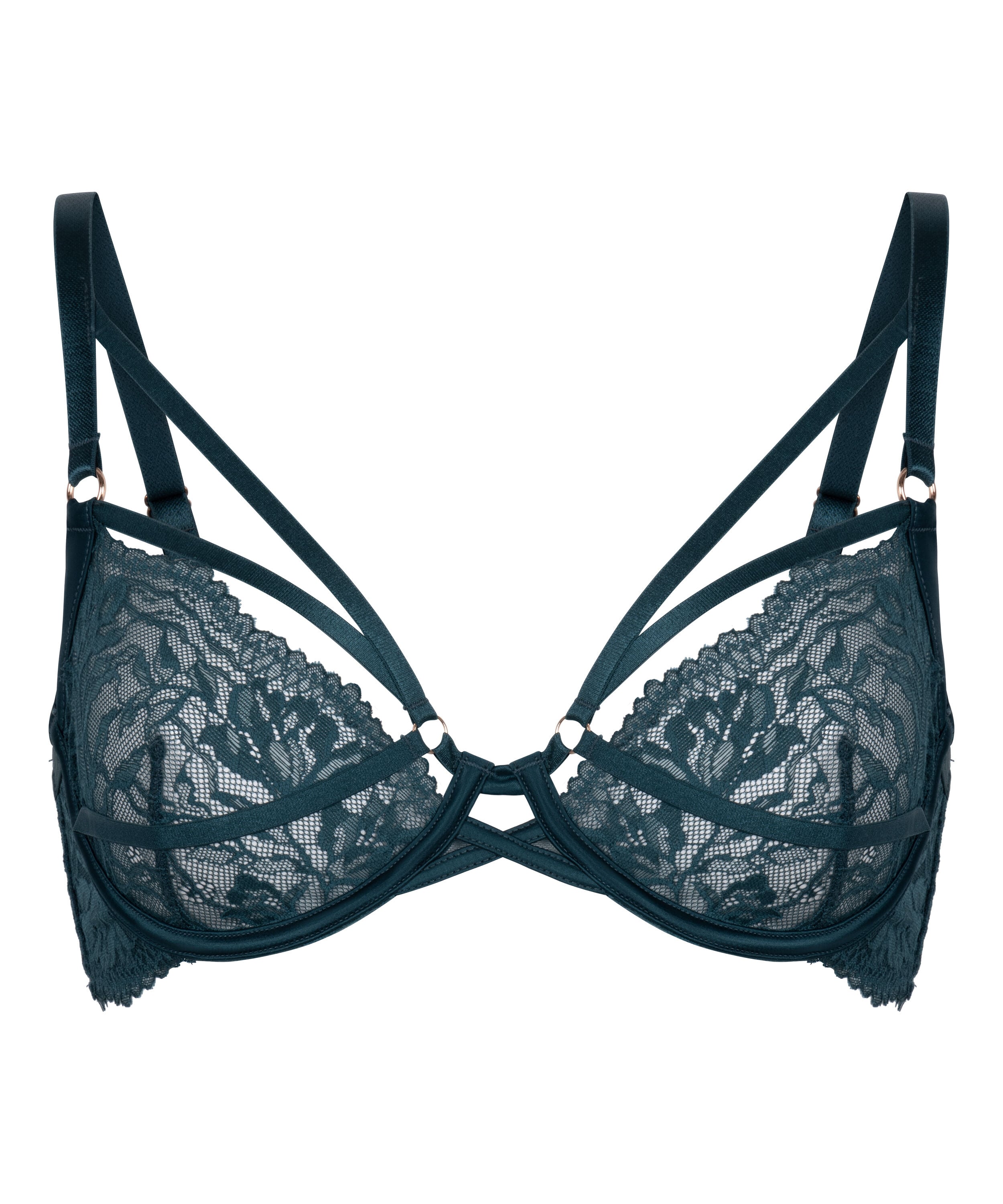 Amel Non-Padded Underwired Bra, Blue