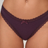 Multipack Cotton Thong, Purple