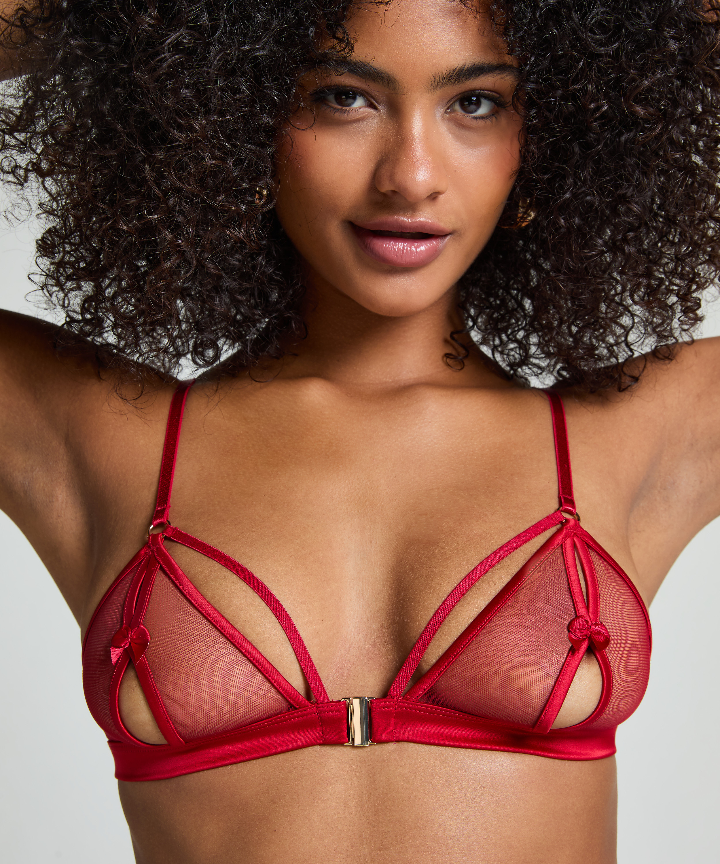 Vienna Bralette, Red, main