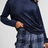 Velvet Pyjama Set, Blue