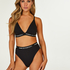 Cutie Triangle Bralette, Black
