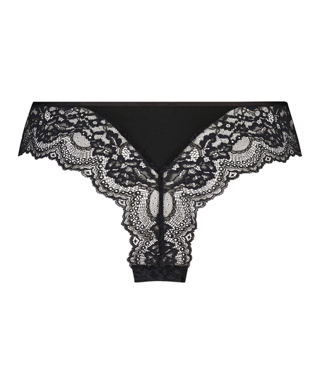 Dora High Leg Brazilian, Black