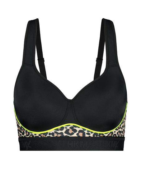 HKMX Sports bra The All Star Level 2, Black