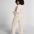 Longsleeved Top Fluffy Fleece, Beige