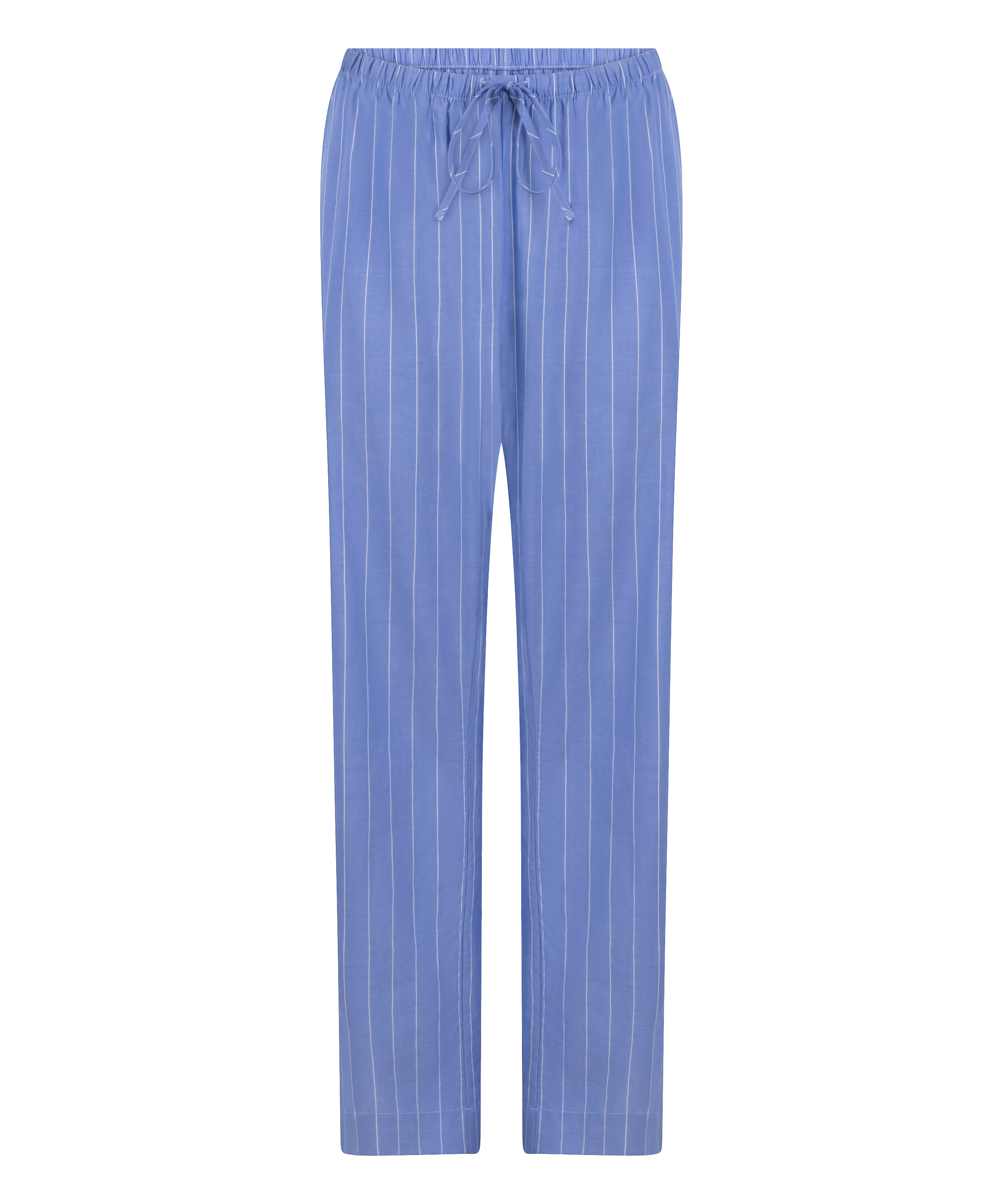 Pant Woven Cotton Stripe, Blue, main