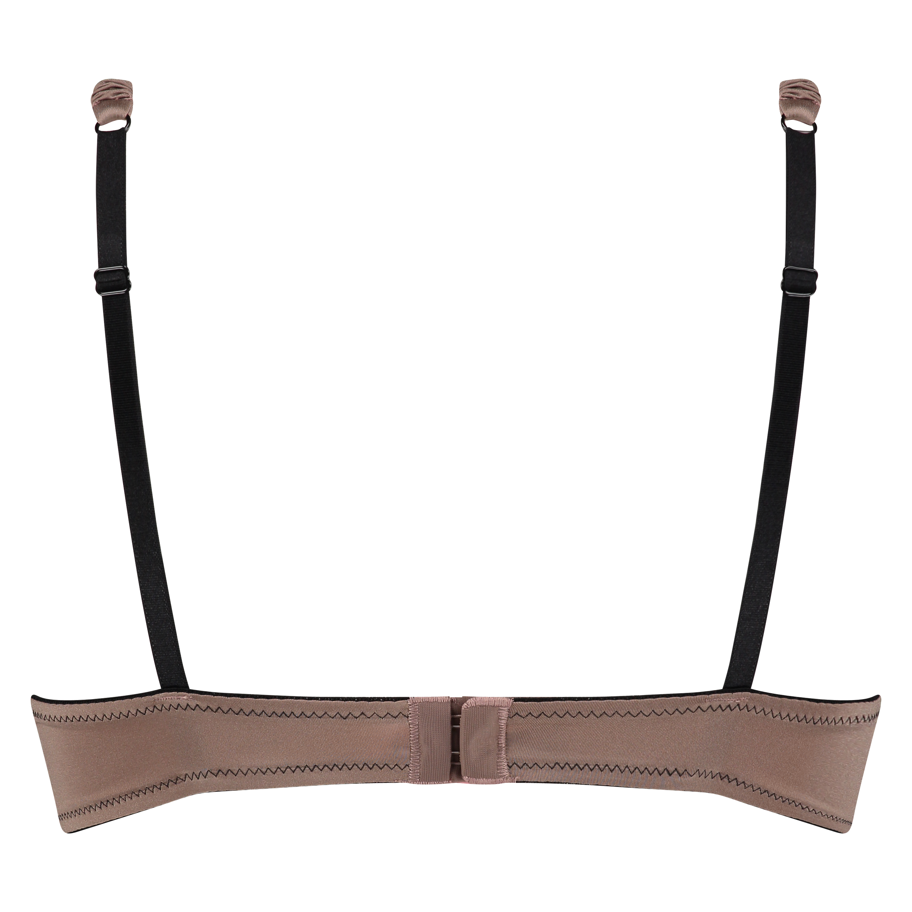 Padded underwired push-up bra Giselle, Brown, main