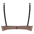 Padded underwired push-up bra Giselle, Brown