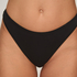 Multipack Cotton Thong, Black
