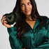 Heart Zip Purse, Green