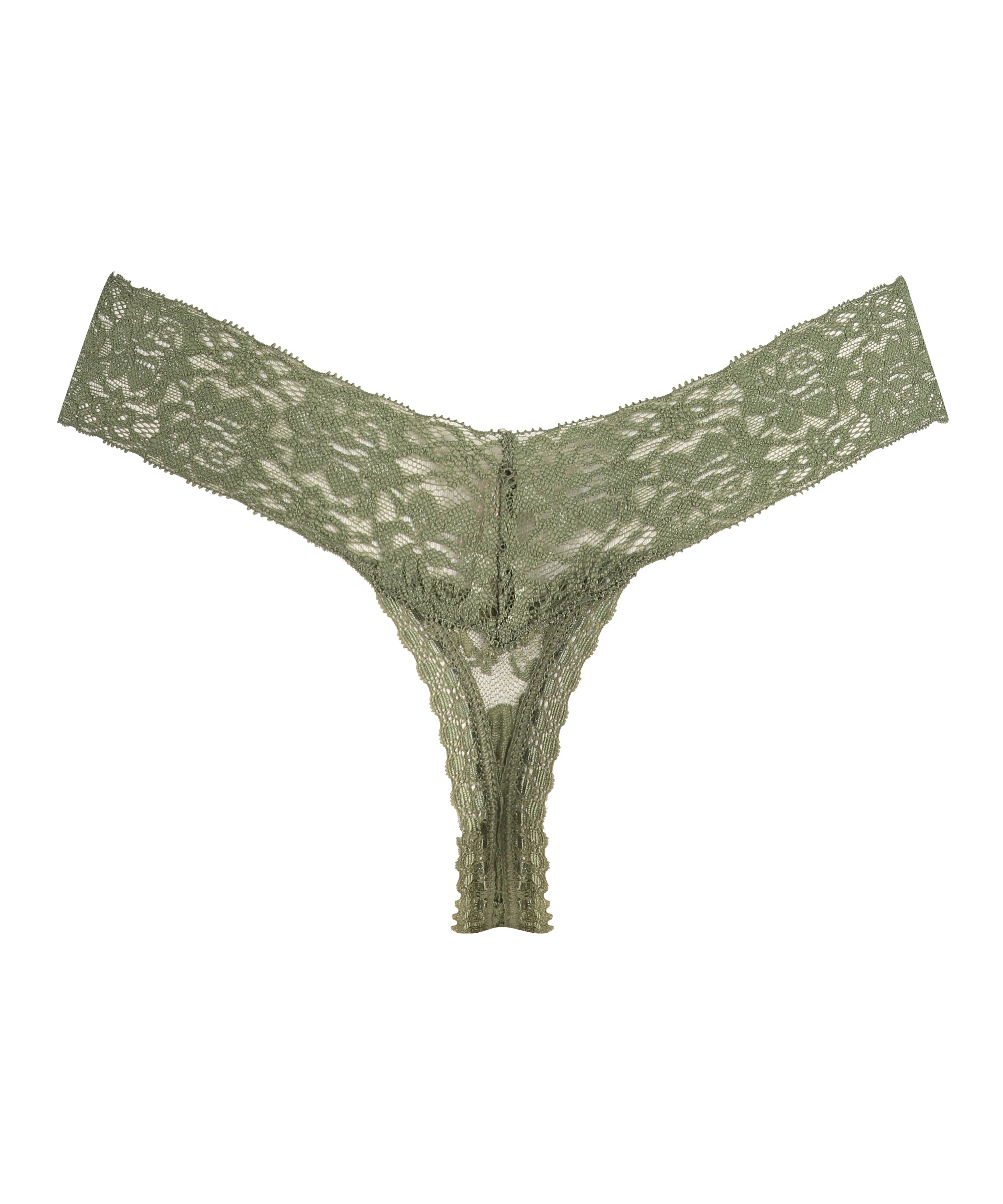 Extra Low V-Thong, Green, main