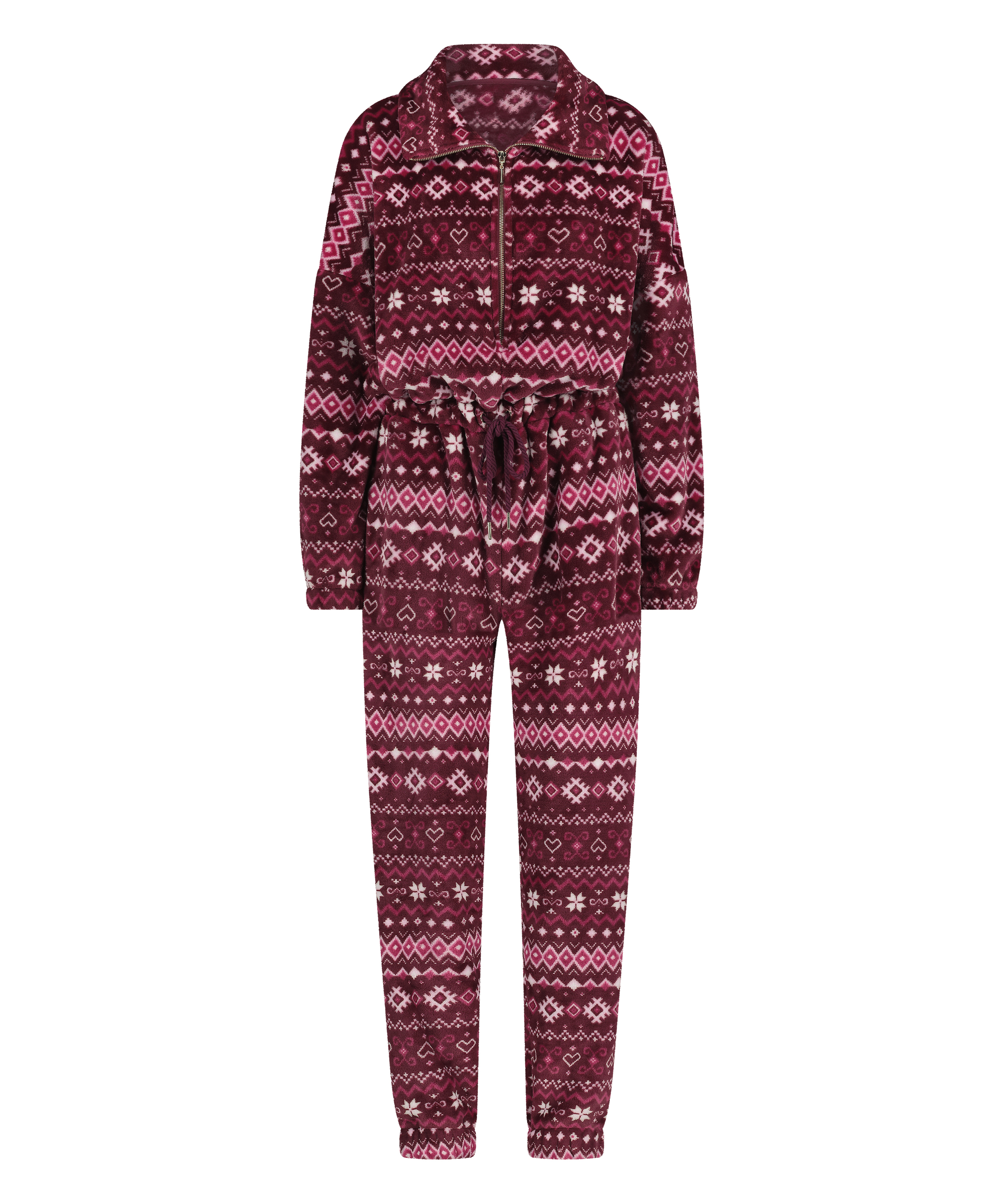 Onesie fleece, Red, main