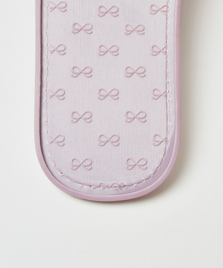 Velours Knot Slipper, Purple