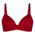 Mona padded non-underwired bra, Red