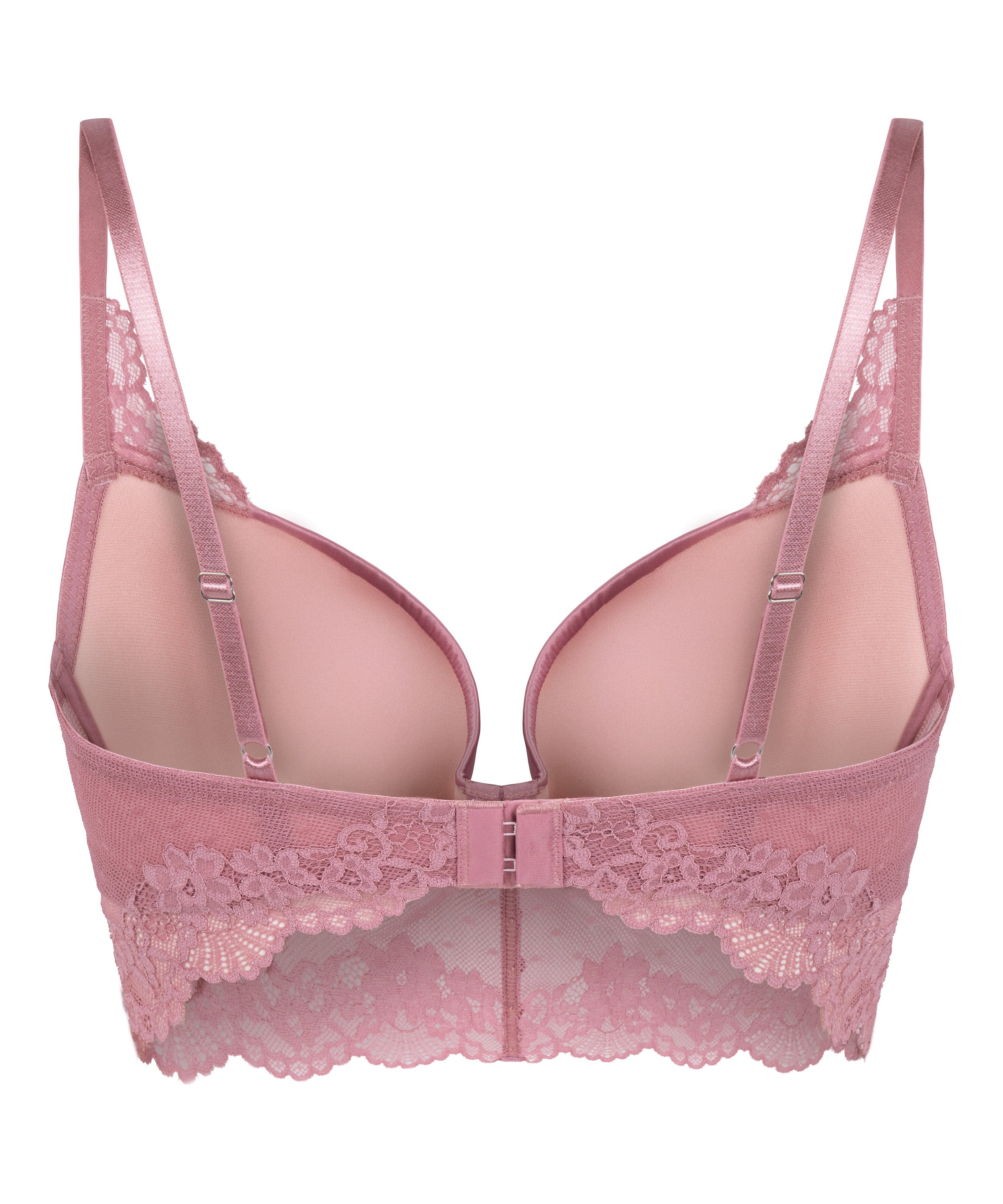 Laila Non-Padded Underwired Bra, Pink, main