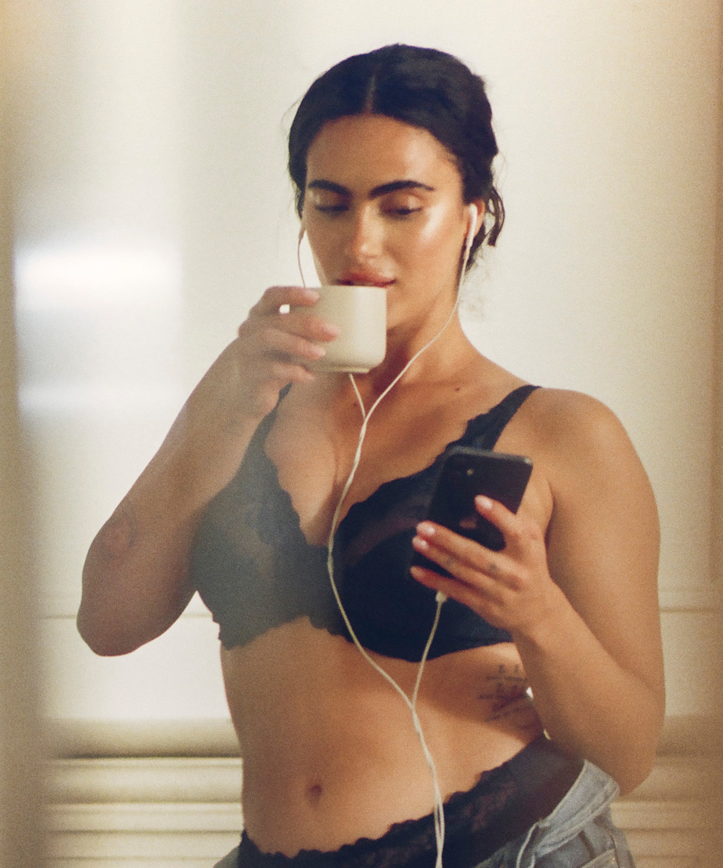 Diva Non-Padded Underwired Bra, Blue, main