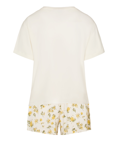 Pyjama Set Daisy, White