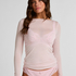 super soft Boatneck shirt with Cashmere, Pink