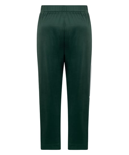 Velvet Pyjama Pants, Green