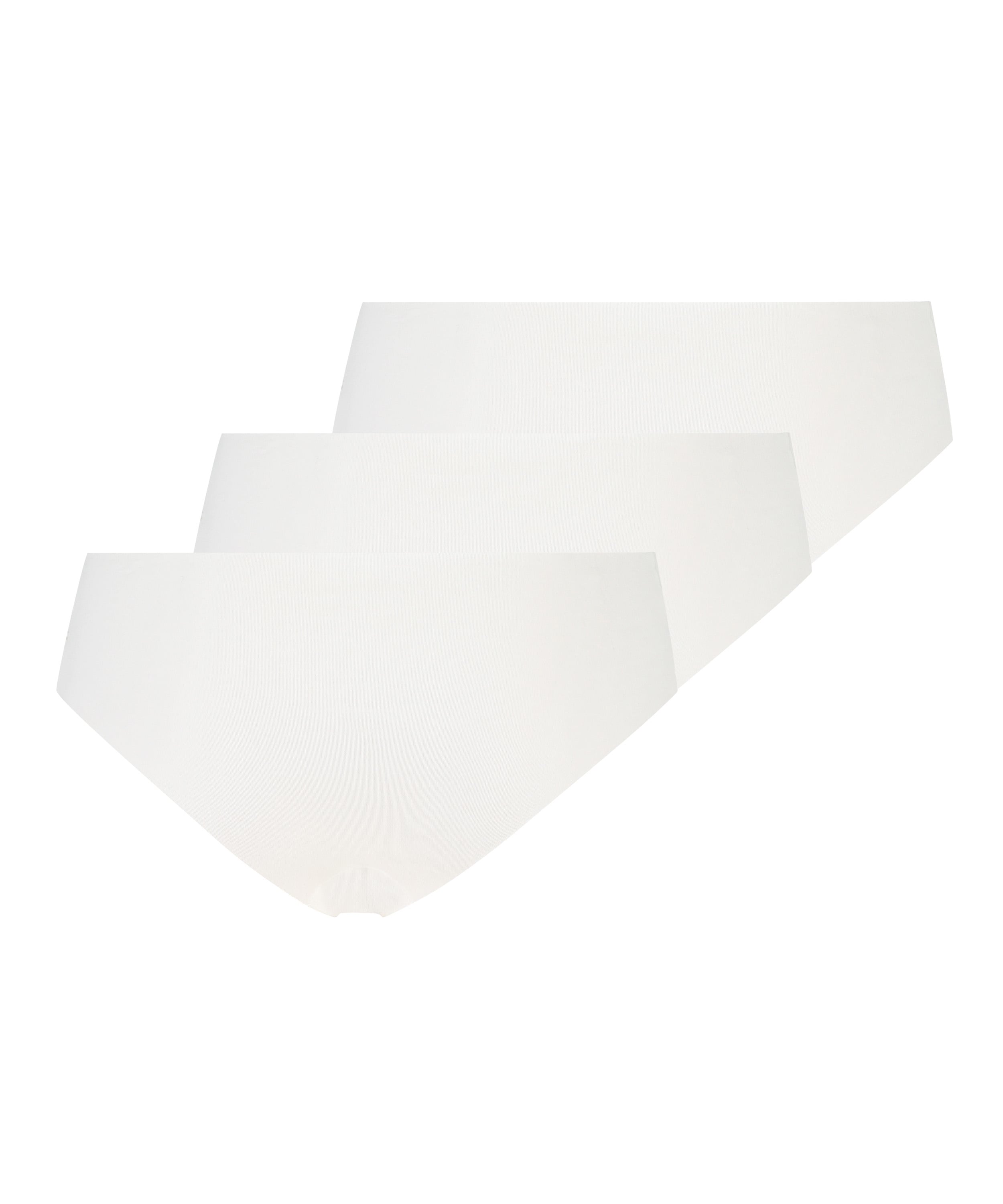 3-pack invisible Brazilian, White, main