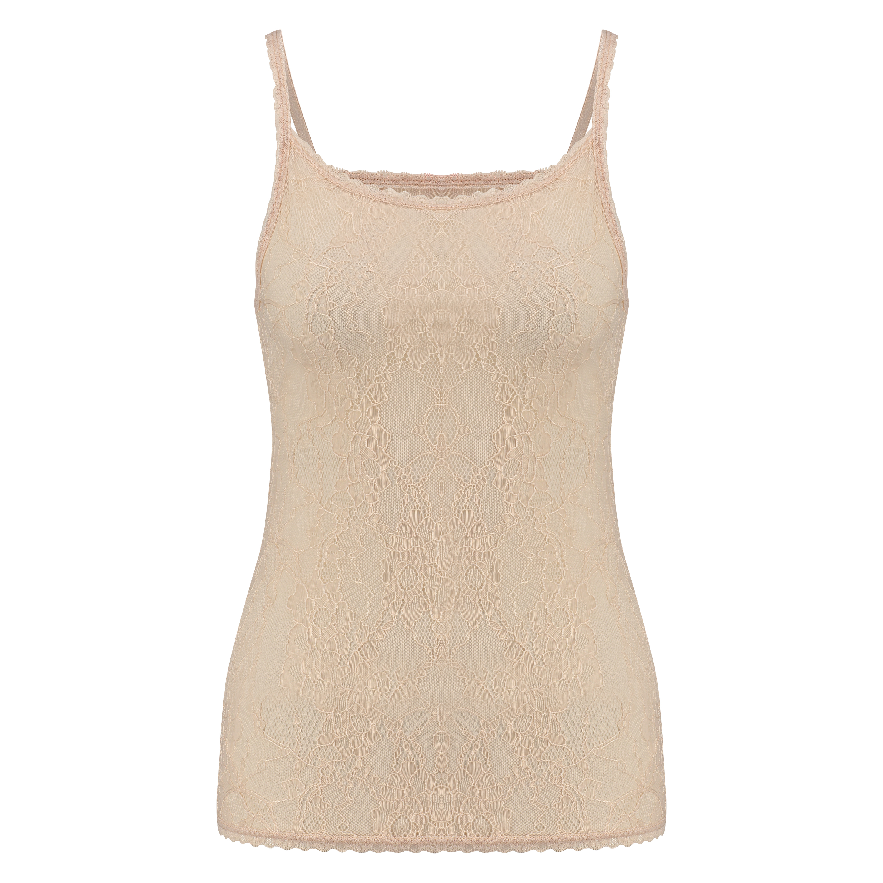 Tank top Lace, Beige, main