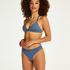 Cotton thong, Blue