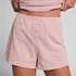 Pointelle shorts, Pink