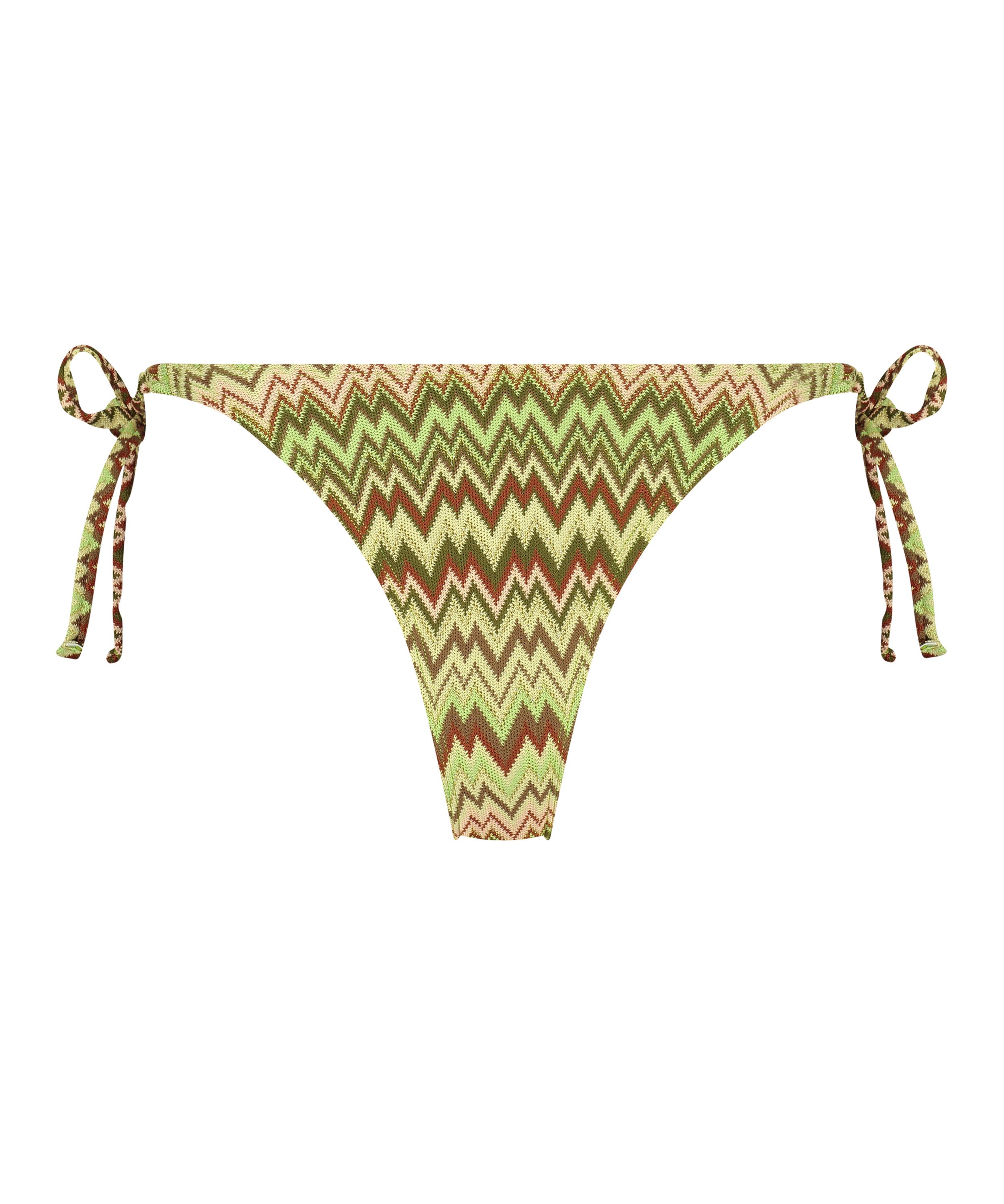 Alcapulco High-Leg Bikini Bottoms, Green, main