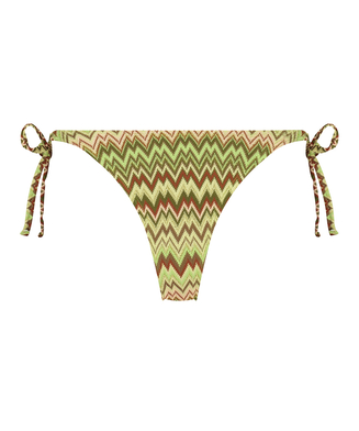 Alcapulco High-Leg Bikini Bottoms, Green