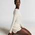 super soft Boatneck shirt with Cashmere, White