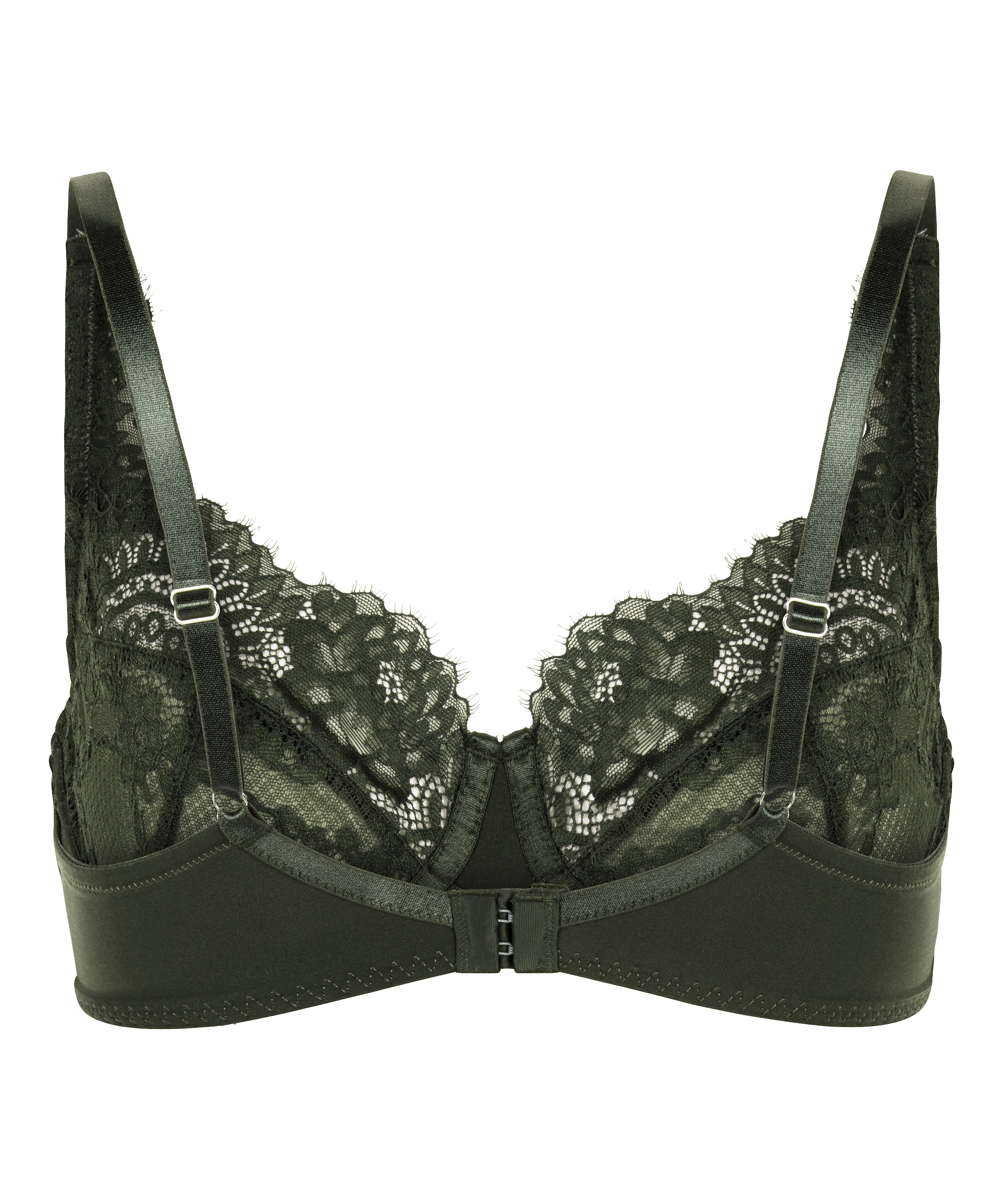 Amara Non-Padded Underwired Bra, Green, main