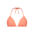 Peachy Triangle Bikini Top, Orange
