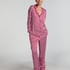 Satin Long-Sleeved Jacket, Pink