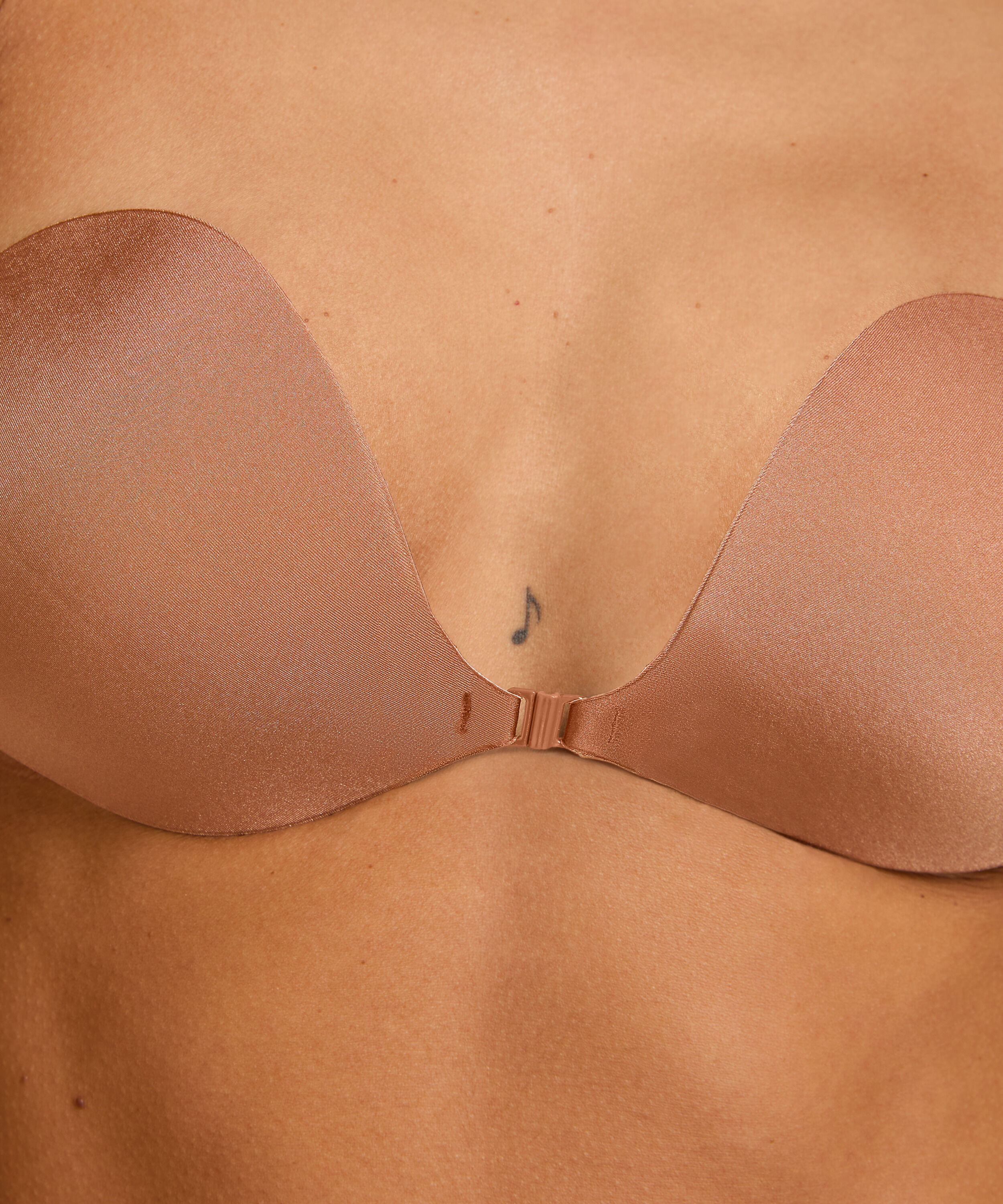 Stick on Bra, Brown