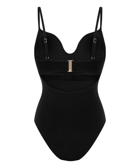 Neoprene Swimsuit, Black