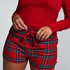 Twill pyjama set, Red