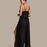 Plisse Pants, Black