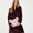 Cosy Bear Throw, Purple