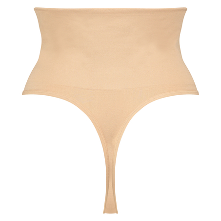 Firming high figure-control thong, Beige