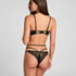 Open Crotch Brazilian Zara, Black
