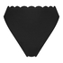 Scallop Rio Bikini Bottoms, Black