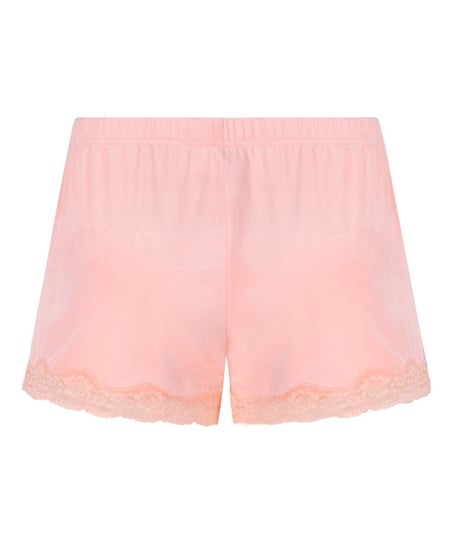 Short Velours Lace, Pink