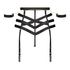Ivy high waist thong, Black