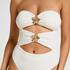 Bathingsuit Crinkle, White